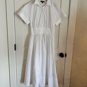J Crew Fitted Waist Shirt Dress